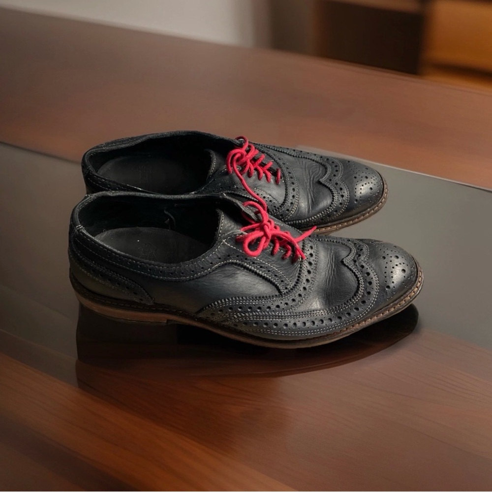 Allen Edmonds Men’s Neumok Wingtip Brogue Dress Shoes Leather Lace Up 9.5D